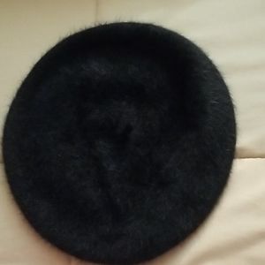 Calvin Klein black beret hat
